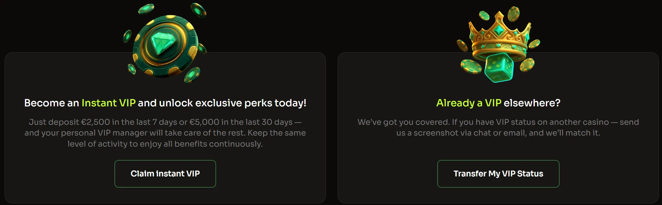 spinorhino casino instant vip status